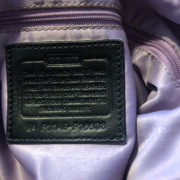 Coach black bag. Over the shoulder - Picture 4 of 5